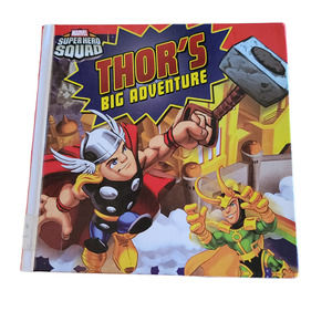 Thor's Big Adventure Hardcover Colorful Children's Book by Marvel